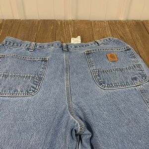 Carhartt Men's Light Blue Relaxed Jeans Dungaree Fit